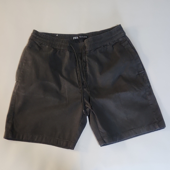 Zara Other - Men's Zara Shorts Dark Olive Green